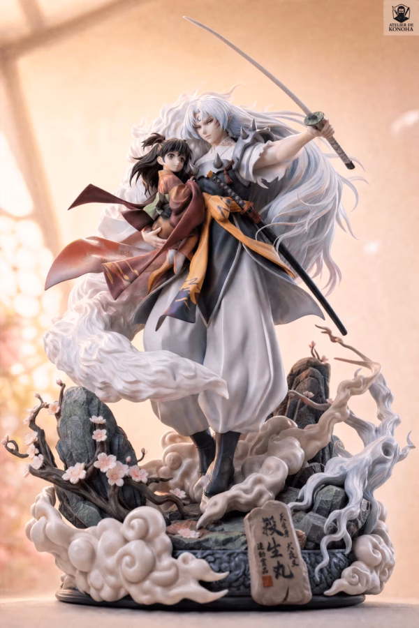 InuYasha Atelier De Konoha Studio Sesshomaru x Rin Resin Statue 2