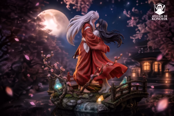 Inuyasha Atelier de Konoha Studio Inuyasha X Kikyo Resin Statue 4 2