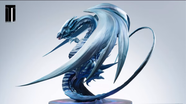 Iron Curtain Studio Blue Eyes White Dragon 2