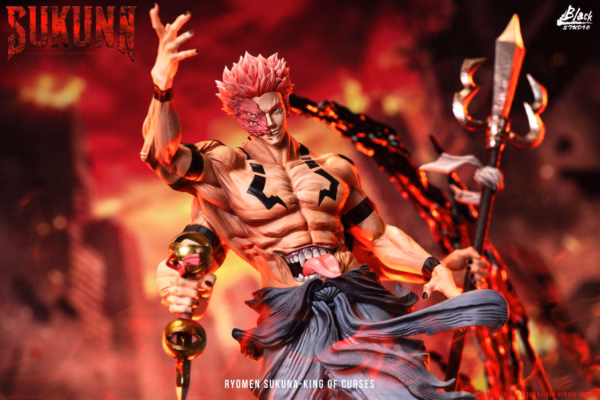 Jujutsu Kaisen BLACK Studio Ryomen Sukuna Resin Statue 2