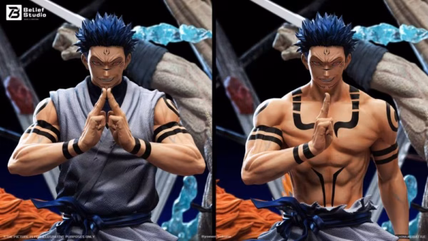 Jujutsu Kaisen Belief Studio Ten Shadows Ryomen Sukuna Resin Statue 5