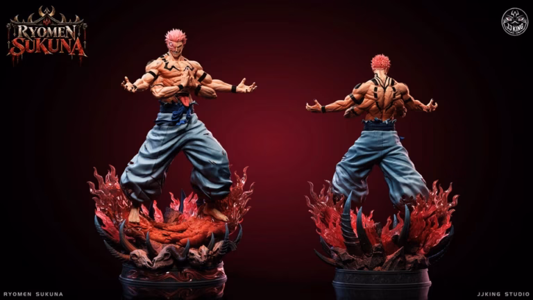 Jujutsu Kaisen JJKing Studio Sukuna Resin Statue