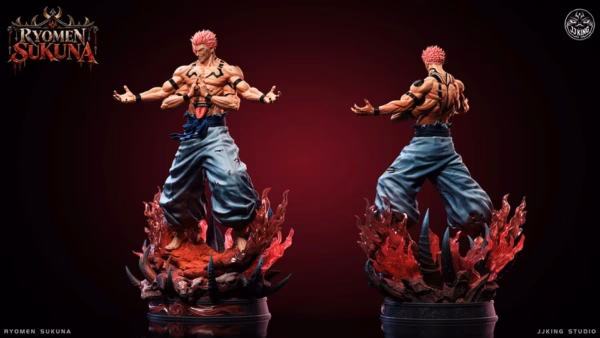 Jujutsu Kaisen JJKing Studio Sukuna Resin Statue 2