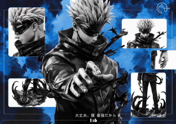 Jujutsu Kaisen Shu Studio Satoru Gojo x Ryomen Sukuna Resin Statue 2