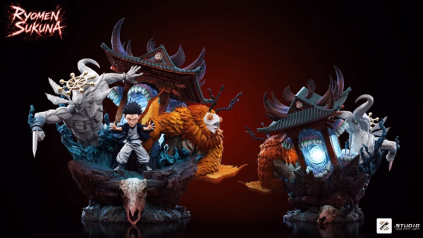 Jujutsu Kaisen Zzz Studio Ryomen Sukuna Resin Statue 3