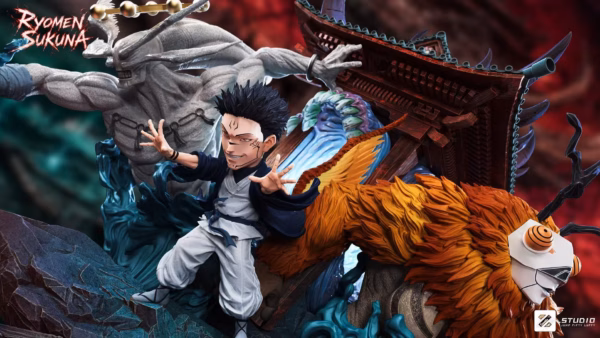 Jujutsu Kaisen Zzz Studio Ryomen Sukuna Resin Statue 4