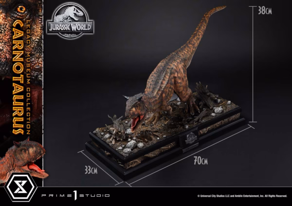 Jurassic World Fallen Kingdom Prime 1 Studio Film Carnotaurus Licensed Resin Statue 2