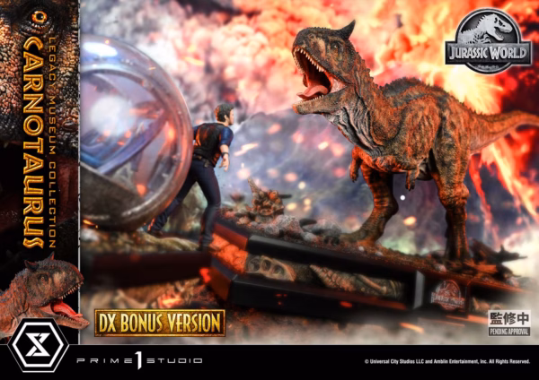 Jurassic World Fallen Kingdom Prime 1 Studio Film Carnotaurus Licensed Resin Statue 6