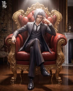 Katekyo Hitman Reborn Fu Guang Studio Throne Hayato Gokudera Resin Statue