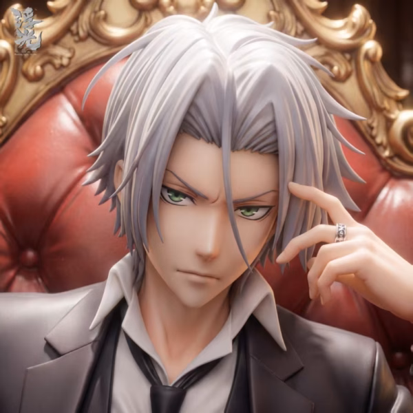 Katekyo Hitman Reborn Fu Guang Studio Throne Hayato Gokudera Resin Statue 2