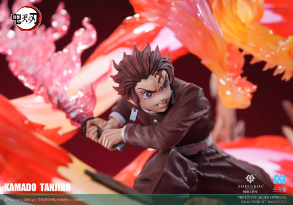 Kimetsu no Yaiba Zodiakos Studio Tanjiro Kamado Licensed Resin Statue 2