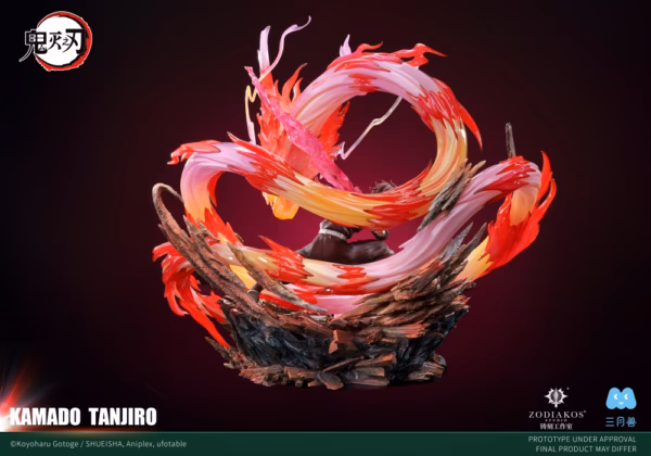 Kimetsu no Yaiba Zodiakos Studio Tanjiro Kamado Licensed Resin Statue 3