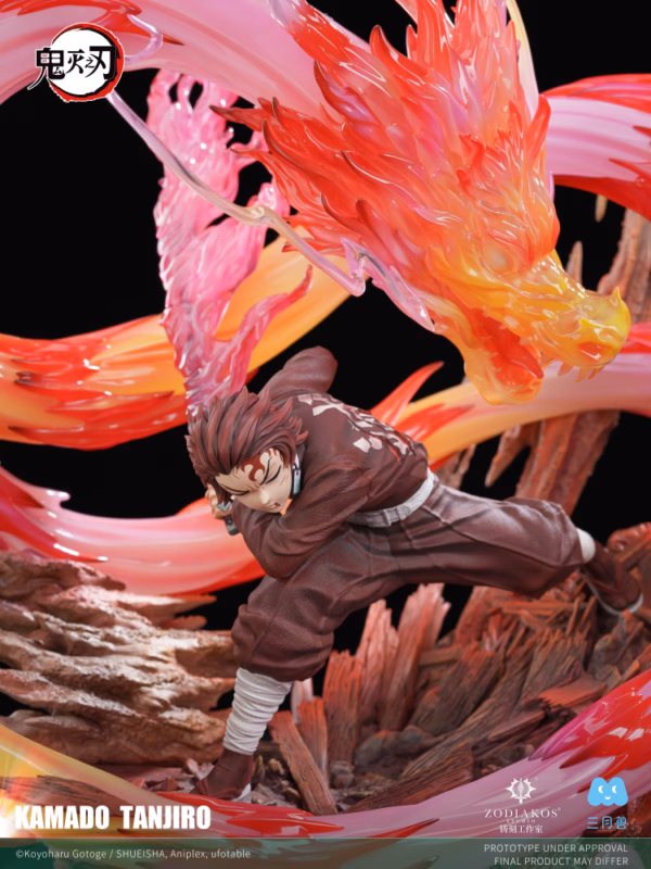 Kimetsu no Yaiba Zodiakos Studio Tanjiro Kamado Licensed Resin Statue 5