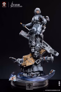 Ling Cage Bai Yue Kui October Wutong Studio Swallow Spacecraft Exterior Combat Suit Resin Statue