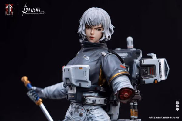 Ling Cage Bai Yue Kui October Wutong Studio Swallow Spacecraft Exterior Combat Suit Resin Statue 3