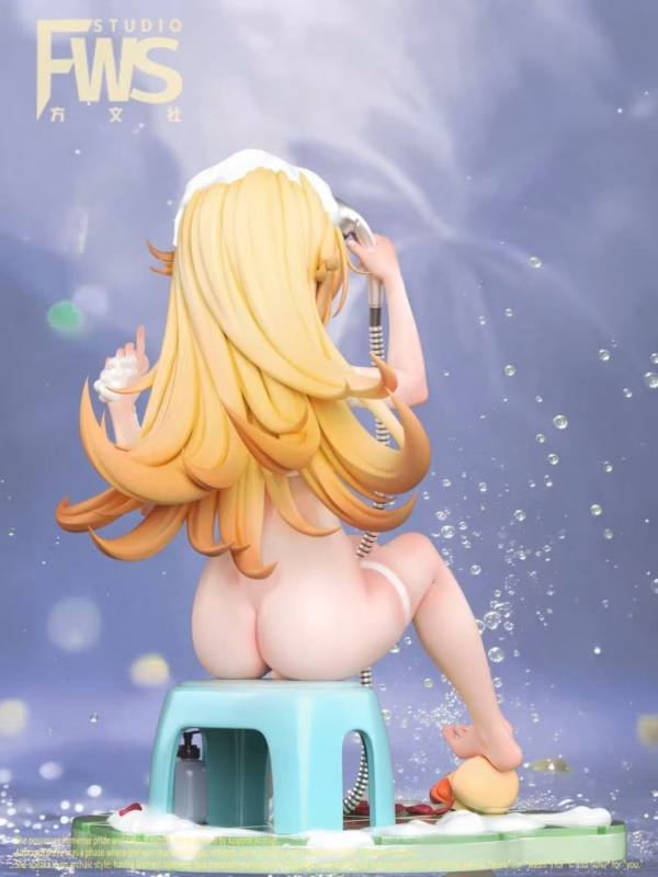 Monogatari FWS Studio Shinobu Oshino Bathing Loli Resin Statue 2