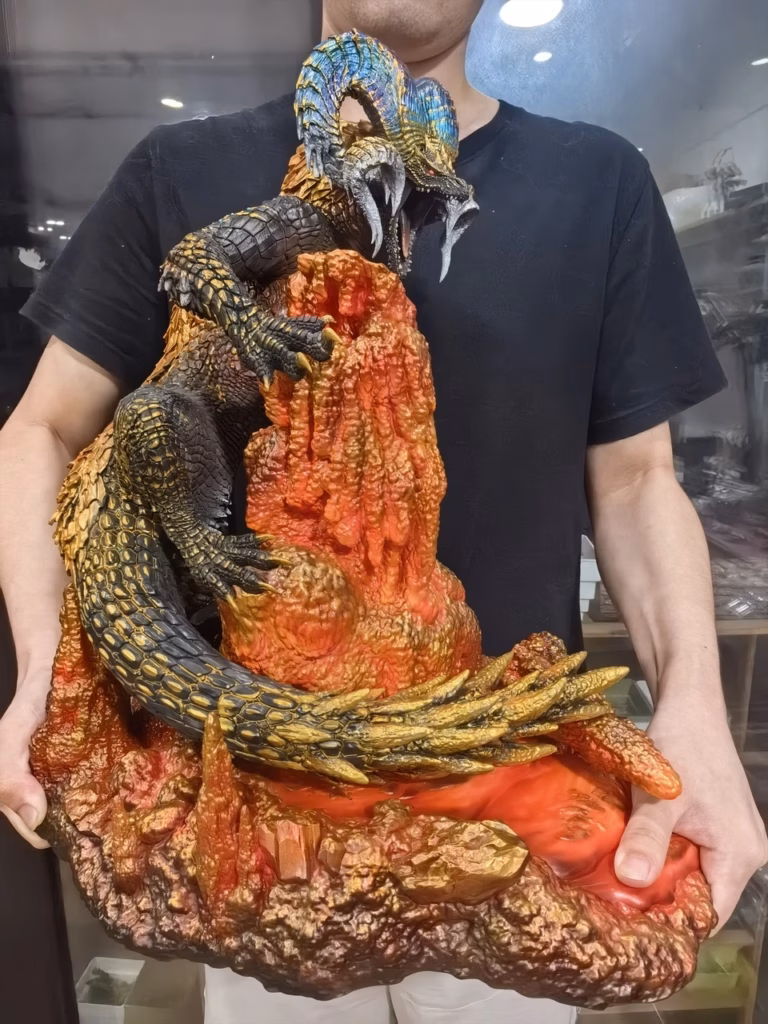 Monster Hunter BlackFatalis Studio Kulve Taroth Resin Statue