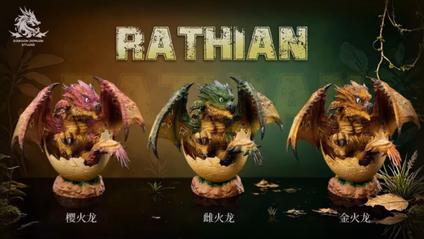 Monster Hunter Dragon Realm Studio Rathalos x Rathian Resin Statue 2
