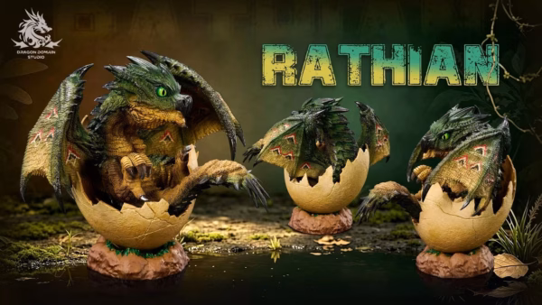 Monster Hunter Dragon Realm Studio Rathalos x Rathian Resin Statue 4