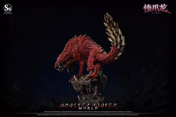 Monster Hunter S6 Studio Odogaron Resin Statue 2
