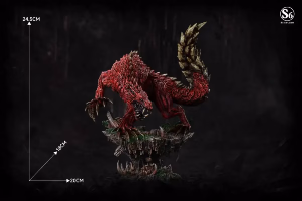 Monster Hunter S6 Studio Odogaron Resin Statue 3