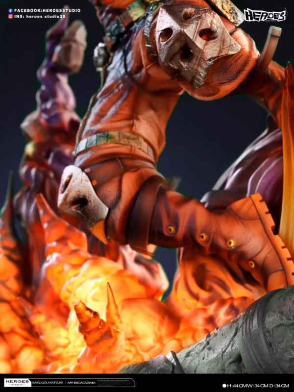 My Hero Academia Heroes Studio Katsuki Bakugo Resin Statue 3