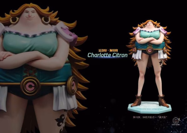 One Piece Black Studio Charlotte Cornstarch x Charlotte Citron Resin Statue 3