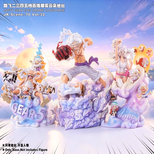 One Piece JacksDo Studio Luffy Gear 2345 Smoke Cloud Base 2