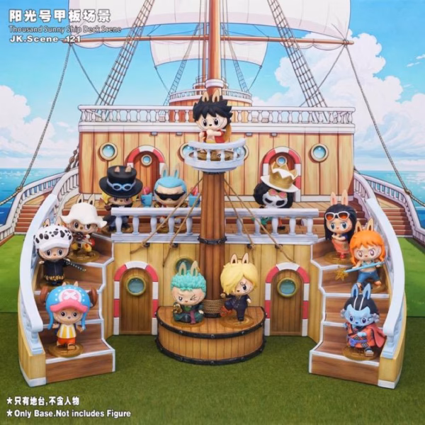 One Piece JacksDo Studio Thousand Sunny Ship Deck Scene Resin Statue 4