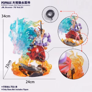 One Piece JacksDo Studio Yamato Wolf Head Accessories Resin Statue