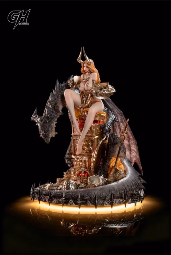 Original GuangHan Studio The Greedy Witch Resin Statue 2