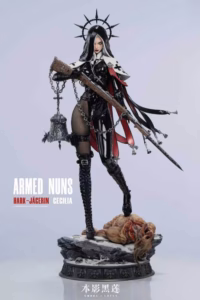 Original Umbra Lotus Studio Armed Nuns Hark Jagerin Cecilia Resin Statue