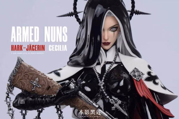 Original Umbra Lotus Studio Armed Nuns Hark Jagerin Cecilia Resin Statue 4