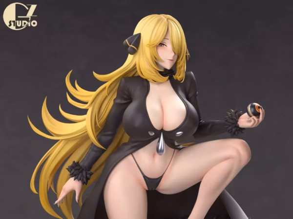 Pokemon GZ Studio Cynthia Resin Statue 3