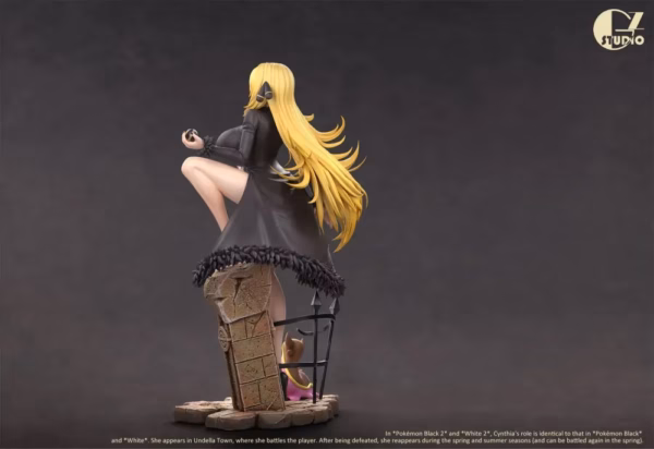 Pokemon GZ Studio Cynthia Resin Statue 4