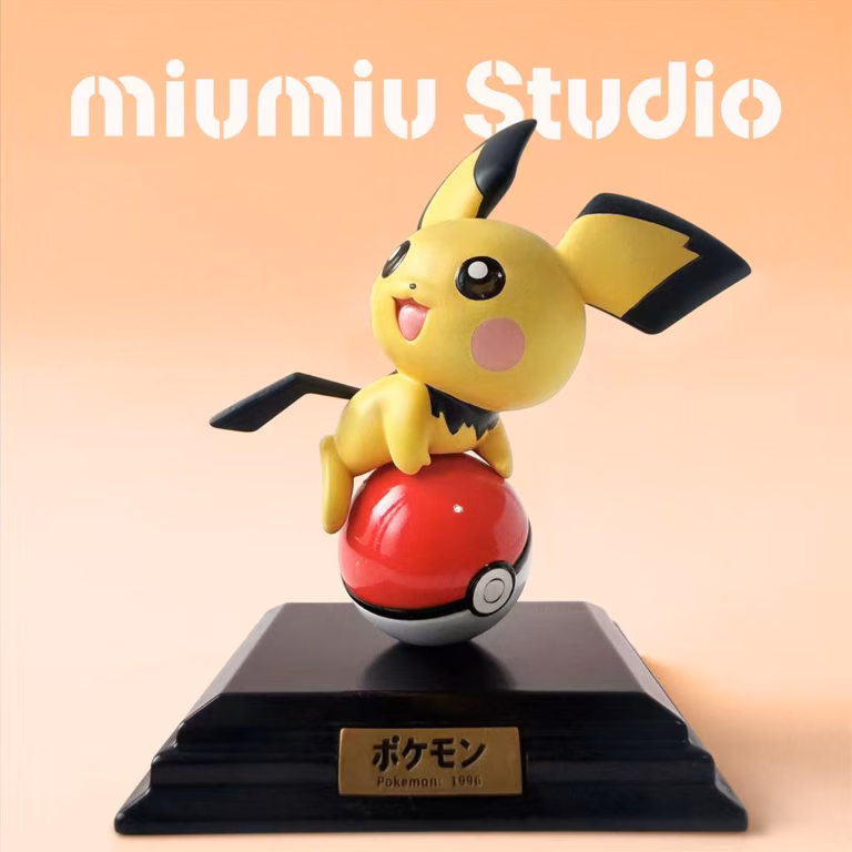 Pokemon Miumiu Studio Pichu Resin Statue