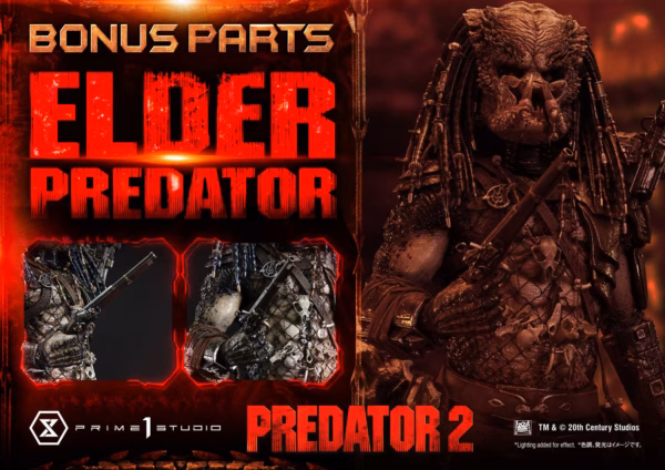 Predator 2 Prime 1 Studio Elder Predator Licensed Resin Statue 9