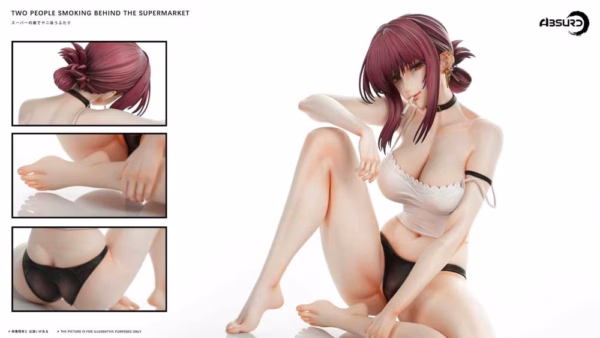 Smoking Behind the Supermarket with You Absurd Studio Yamada Resin Statue 2