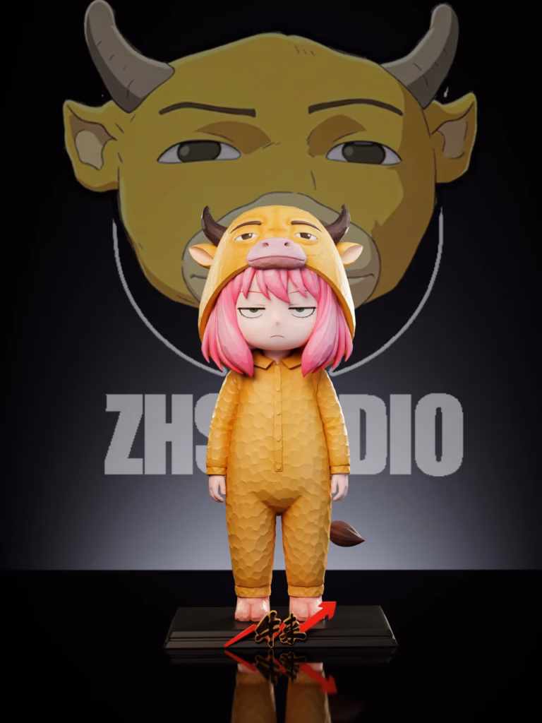 Spy × Family ZH Studio Anya cos Niu Lai Resin Statue