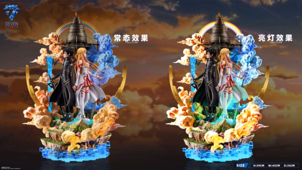 Sword Art Online Seven Studio Kirito x Asuna Resin Statue 3