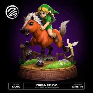 The Legend of Zelda Dream Studio Young Link x Epona Resin Statue