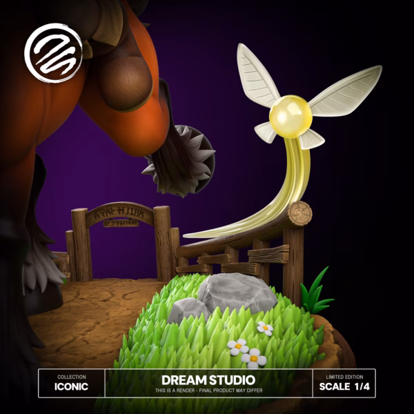 The Legend of Zelda Dream Studio Young Link x Epona Resin Statue 6