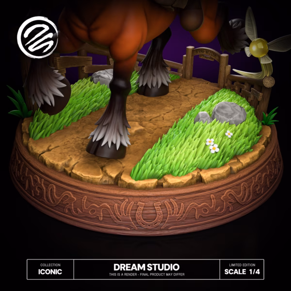 The Legend of Zelda Dream Studio Young Link x Epona Resin Statue 7