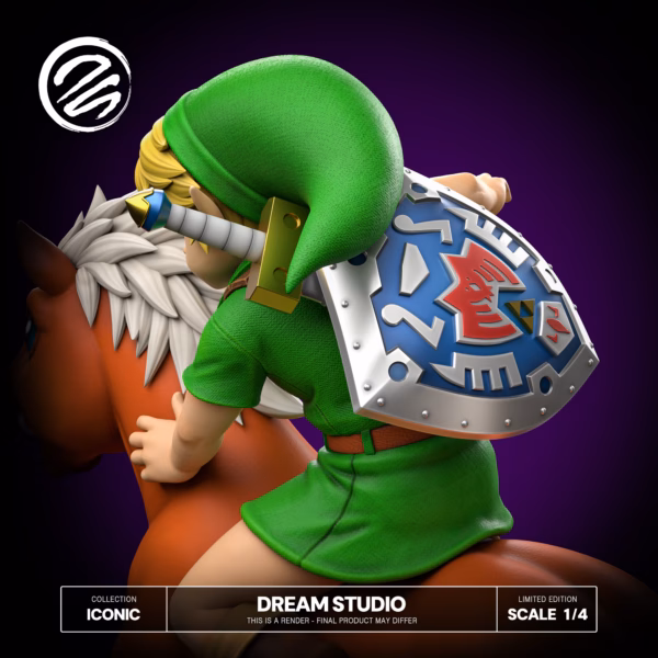 The Legend of Zelda Dream Studio Young Link x Epona Resin Statue 8