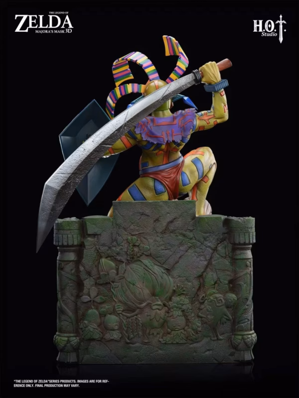 The Legend of Zelda HOT Studio Odolwa x Deku Link Resin Statue 4