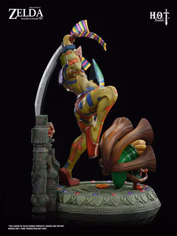 The Legend of Zelda HOT Studio Odolwa x Deku Link Resin Statue 5