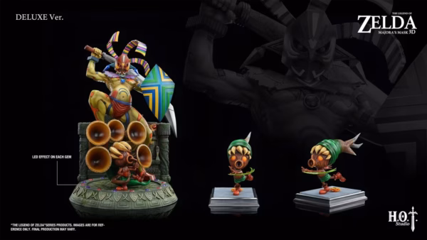 The Legend of Zelda HOT Studio Odolwa x Deku Link Resin Statue 7
