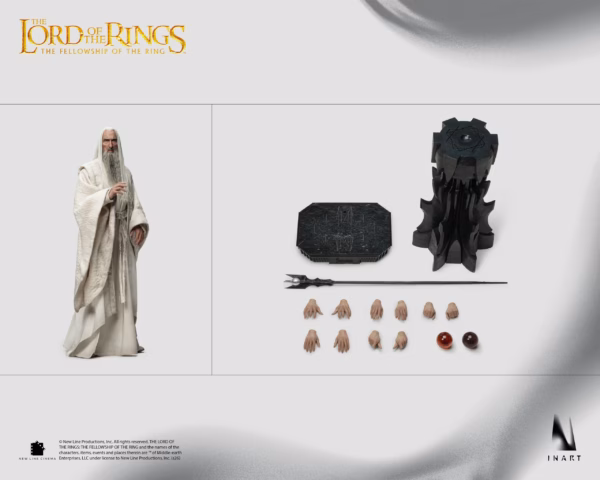 The Lord of the Rings Inart Collectibles The Fellowship of the Ring Saruman Licensed 1