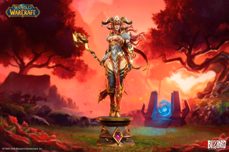 World of Warcraft Blizzard Alexstrasza Resin Statue