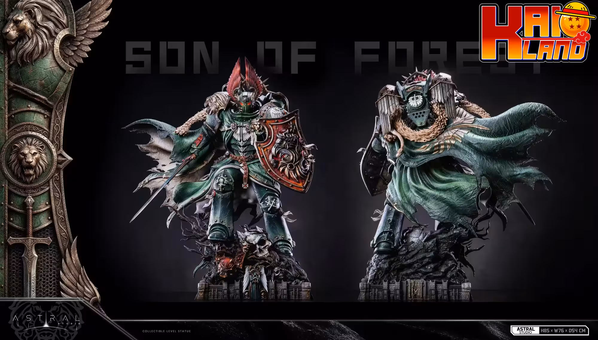 Warhammer 40K  Astral Private Custom Lion ElJonson Resin Statue